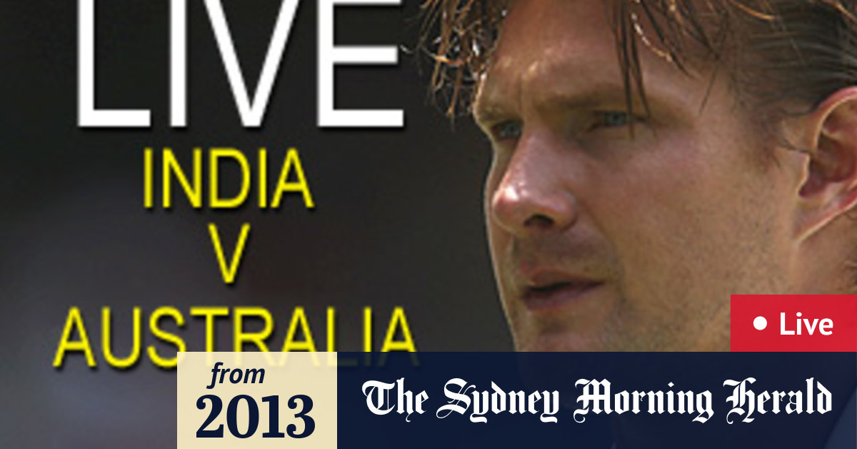 Live cricket commentary India v Australia, 2nd Test, day two